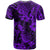 Hawaii Pineapple T Shirt Polynesian Pattern Purple Version - Wonder Print Shop