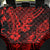 Hawaii Pineapple Back Car Seat Cover Polynesian Pattern Red Version - Wonder Print Shop