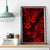 Hawaii Pineapple Canvas Wall Art Polynesian Pattern Red Version - Wonder Print Shop