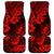 Hawaii Pineapple Car Mats Polynesian Pattern Red Version - Wonder Print Shop