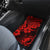Hawaii Pineapple Car Mats Polynesian Pattern Red Version - Wonder Print Shop