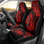 Hawaii Pineapple Car Seat Cover Polynesian Pattern Red Version - Wonder Print Shop