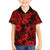 Hawaii Pineapple Kid Hawaiian Shirt Polynesian Pattern Red Version - Wonder Print Shop