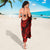Hawaii Pineapple Sarong Polynesian Pattern Red Version - Wonder Print Shop