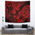 Hawaii Pineapple Tapestry Polynesian Pattern Red Version - Wonder Print Shop