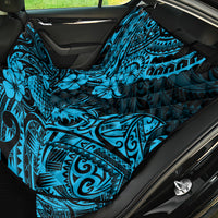Hawaii Pineapple Back Car Seat Cover Polynesian Pattern Sky Blue Version - Wonder Print Shop
