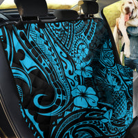 Hawaii Pineapple Back Car Seat Cover Polynesian Pattern Sky Blue Version - Wonder Print Shop