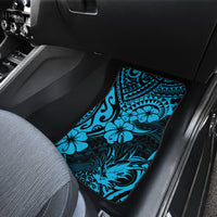 Hawaii Pineapple Car Mats Polynesian Pattern Sky Blue Version - Wonder Print Shop
