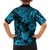 Hawaii Pineapple Kid Hawaiian Shirt Polynesian Pattern Sky Blue Version - Wonder Print Shop