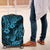 Hawaii Pineapple Luggage Cover Polynesian Pattern Sky Blue Version - Wonder Print Shop
