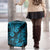 Hawaii Pineapple Luggage Cover Polynesian Pattern Sky Blue Version - Wonder Print Shop