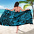 Hawaii Pineapple Sarong Polynesian Pattern Sky Blue Version - Wonder Print Shop