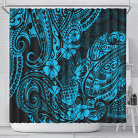 hawaii-pineapple-shower-curtain-polynesian-pattern-sky-blue-version