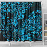 hawaii-pineapple-shower-curtain-polynesian-pattern-sky-blue-version
