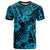 Hawaii Pineapple T Shirt Polynesian Pattern Sky Blue Version - Wonder Print Shop