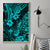 Hawaii Pineapple Canvas Wall Art Polynesian Pattern Turquoise Version - Wonder Print Shop