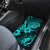 Hawaii Pineapple Car Mats Polynesian Pattern Turquoise Version - Wonder Print Shop