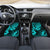 Hawaii Pineapple Car Mats Polynesian Pattern Turquoise Version - Wonder Print Shop