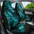 Hawaii Pineapple Car Seat Cover Polynesian Pattern Turquoise Version - Wonder Print Shop