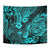 Hawaii Pineapple Tapestry Polynesian Pattern Turquoise Version - Wonder Print Shop