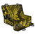 Hawaii Pineapple Back Car Seat Cover Polynesian Pattern Yellow Version - Wonder Print Shop