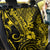 Hawaii Pineapple Back Car Seat Cover Polynesian Pattern Yellow Version - Wonder Print Shop