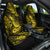 Hawaii Pineapple Car Seat Cover Polynesian Pattern Yellow Version - Wonder Print Shop