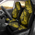 Hawaii Pineapple Car Seat Cover Polynesian Pattern Yellow Version - Wonder Print Shop