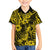 Hawaii Pineapple Kid Hawaiian Shirt Polynesian Pattern Yellow Version - Wonder Print Shop