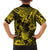 Hawaii Pineapple Kid Hawaiian Shirt Polynesian Pattern Yellow Version - Wonder Print Shop