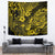 Hawaii Pineapple Tapestry Polynesian Pattern Yellow Version - Wonder Print Shop