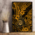Hawaii Shaka Sign Canvas Wall Art With Polynesian Hibiscus Gold Unique - Wonder Print Shop