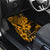 Hawaii Shaka Sign Car Mats With Polynesian Hibiscus Gold Unique - Wonder Print Shop
