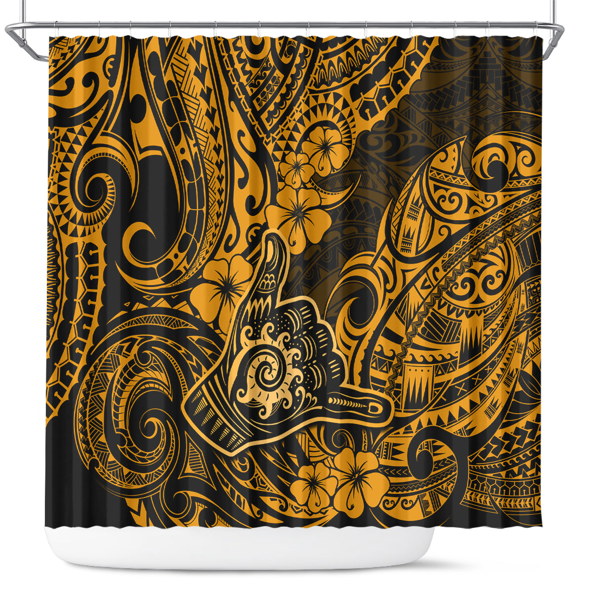 hawaii-shaka-sign-shower-curtain-with-polynesian-hibiscus-gold-unique