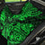Hawaii Shaka Sign Back Car Seat Cover With Polynesian Hibiscus Green Unique - Wonder Print Shop