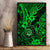 Hawaii Shaka Sign Canvas Wall Art With Polynesian Hibiscus Green Unique - Wonder Print Shop