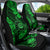 Hawaii Shaka Sign Car Seat Cover With Polynesian Hibiscus Green Unique - Wonder Print Shop