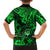 Hawaii Shaka Sign Kid Hawaiian Shirt With Polynesian Hibiscus Green Unique - Wonder Print Shop