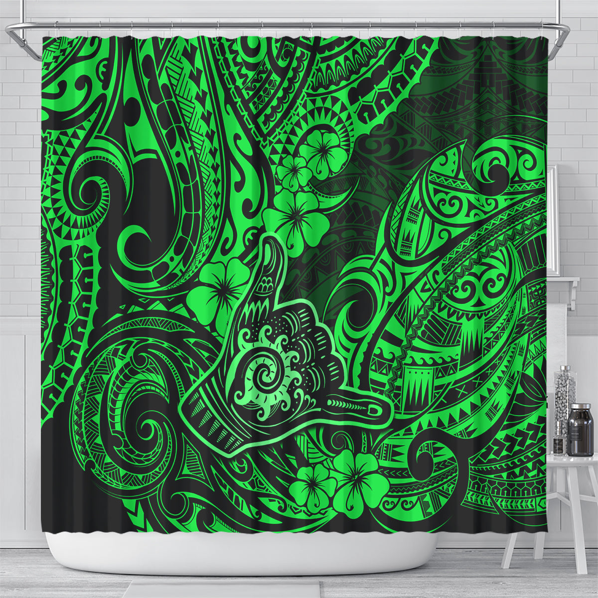 hawaii-shaka-sign-shower-curtain-with-polynesian-hibiscus-green-unique