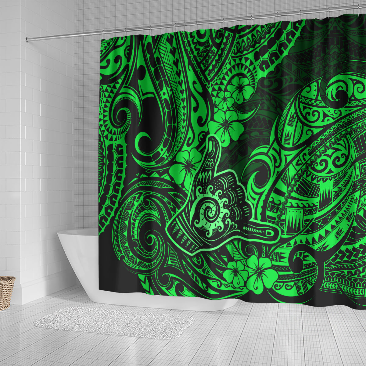 hawaii-shaka-sign-shower-curtain-with-polynesian-hibiscus-green-unique