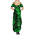 Hawaii Shaka Sign Summer Maxi Dress With Polynesian Hibiscus Green Unique - Wonder Print Shop