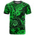 Hawaii Shaka Sign T Shirt With Polynesian Hibiscus Green Unique - Wonder Print Shop
