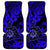 Hawaii Shaka Sign Car Mats With Polynesian Hibiscus Navy Blue Unique - Wonder Print Shop