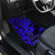 Hawaii Shaka Sign Car Mats With Polynesian Hibiscus Navy Blue Unique - Wonder Print Shop