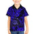 Hawaii Shaka Sign Kid Hawaiian Shirt With Polynesian Hibiscus Navy Blue Unique - Wonder Print Shop