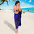 Hawaii Shaka Sign Sarong With Polynesian Hibiscus Navy Blue Unique - Wonder Print Shop