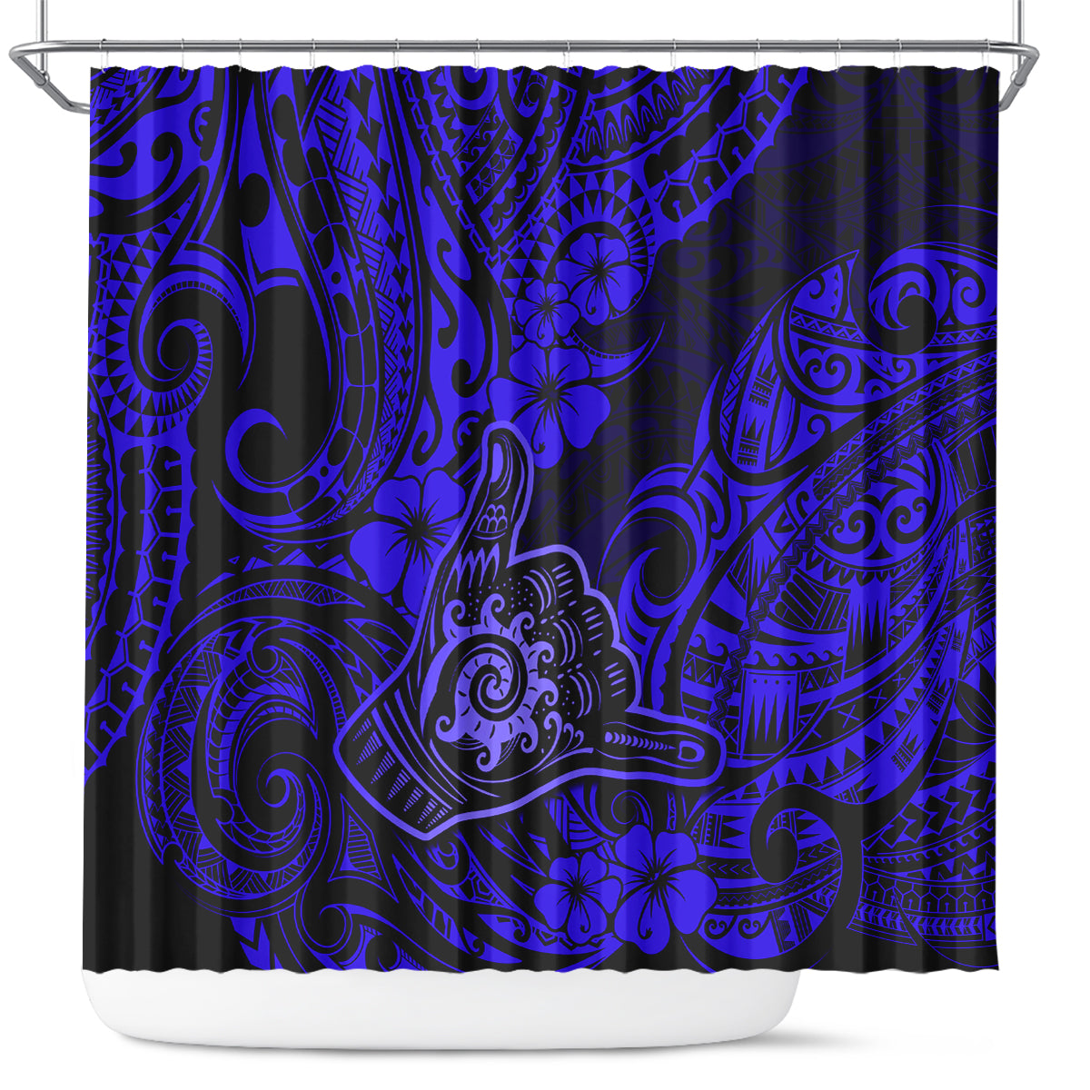 hawaii-shaka-sign-shower-curtain-with-polynesian-hibiscus-navy-blue-unique