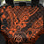 Hawaii Shaka Sign Back Car Seat Cover With Polynesian Hibiscus Orange Unique - Wonder Print Shop