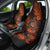 Hawaii Shaka Sign Car Seat Cover With Polynesian Hibiscus Orange Unique - Wonder Print Shop