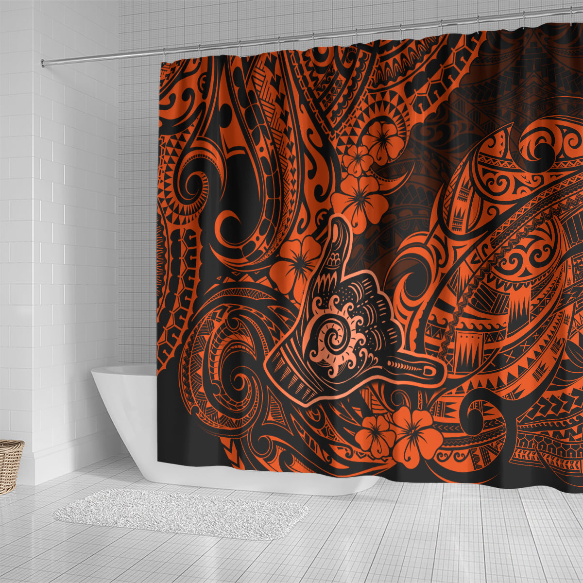 hawaii-shaka-sign-shower-curtain-with-polynesian-hibiscus-orange-unique